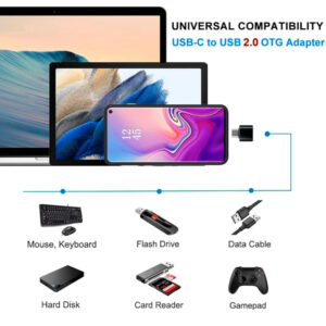 مبدل OTG USB به USB-C مدل TRH_464